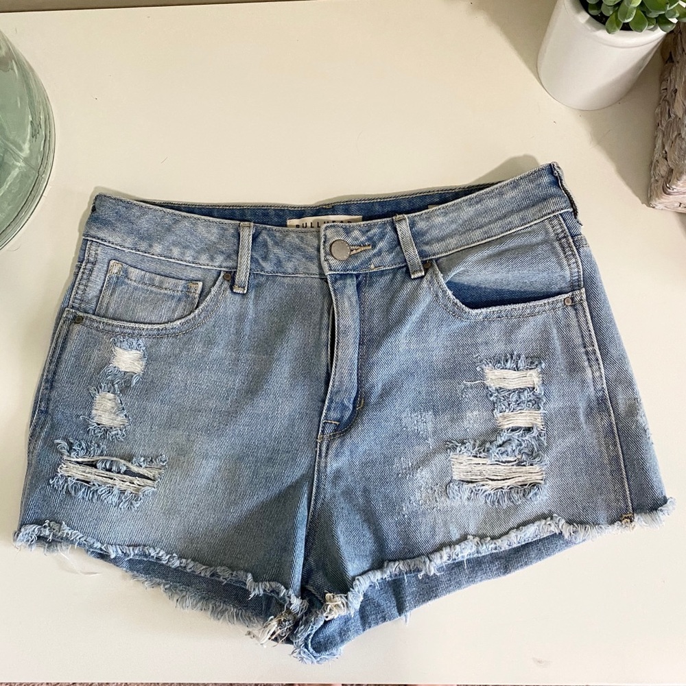 Denim shorts